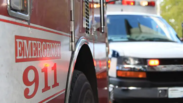 Emergency 911 Scene