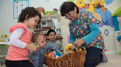child care program website children and provider
