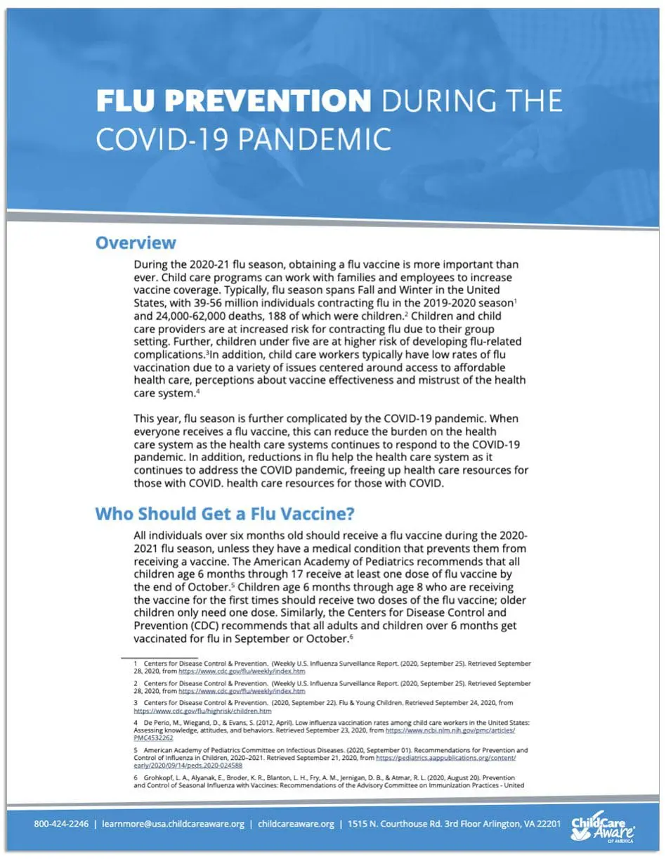 Flu Prevention During the COVID-19 Pandemic
