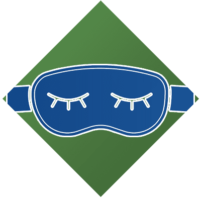 sleep mask icon representing rest