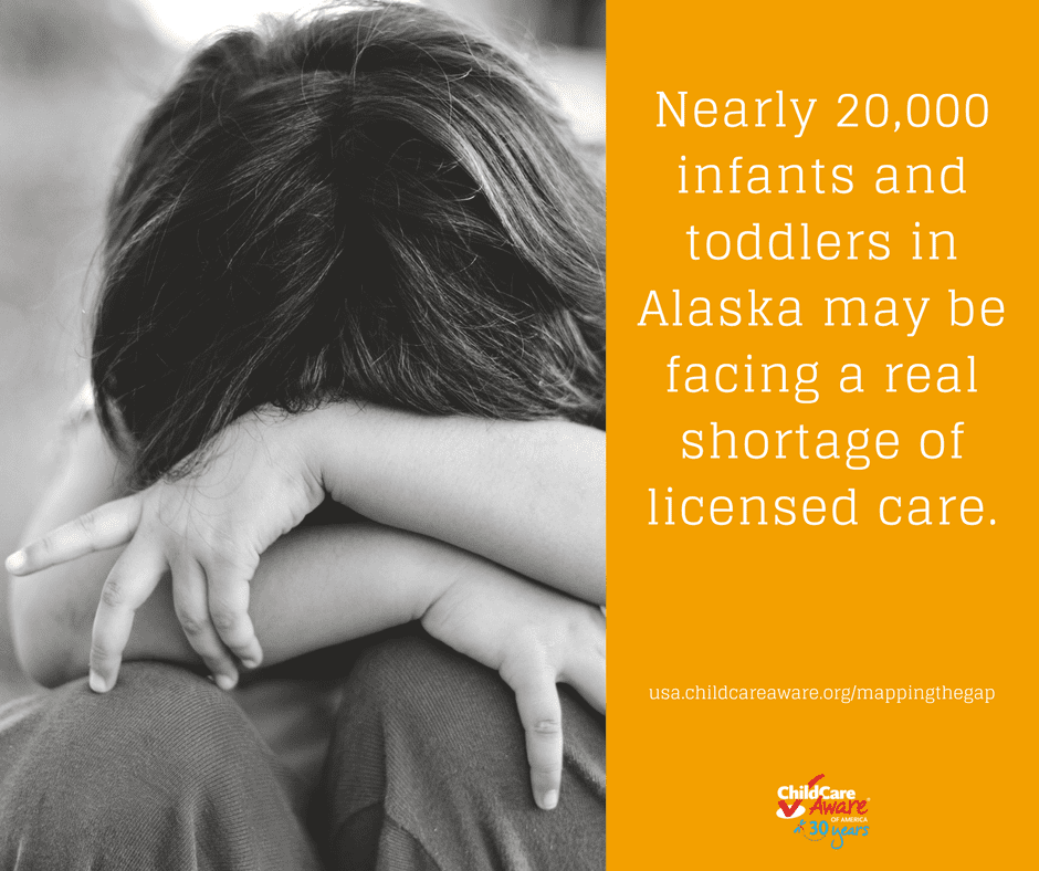 Nearly 20,000 innfants and toddlers in Alaska may be facing a real shortage of licensed care.