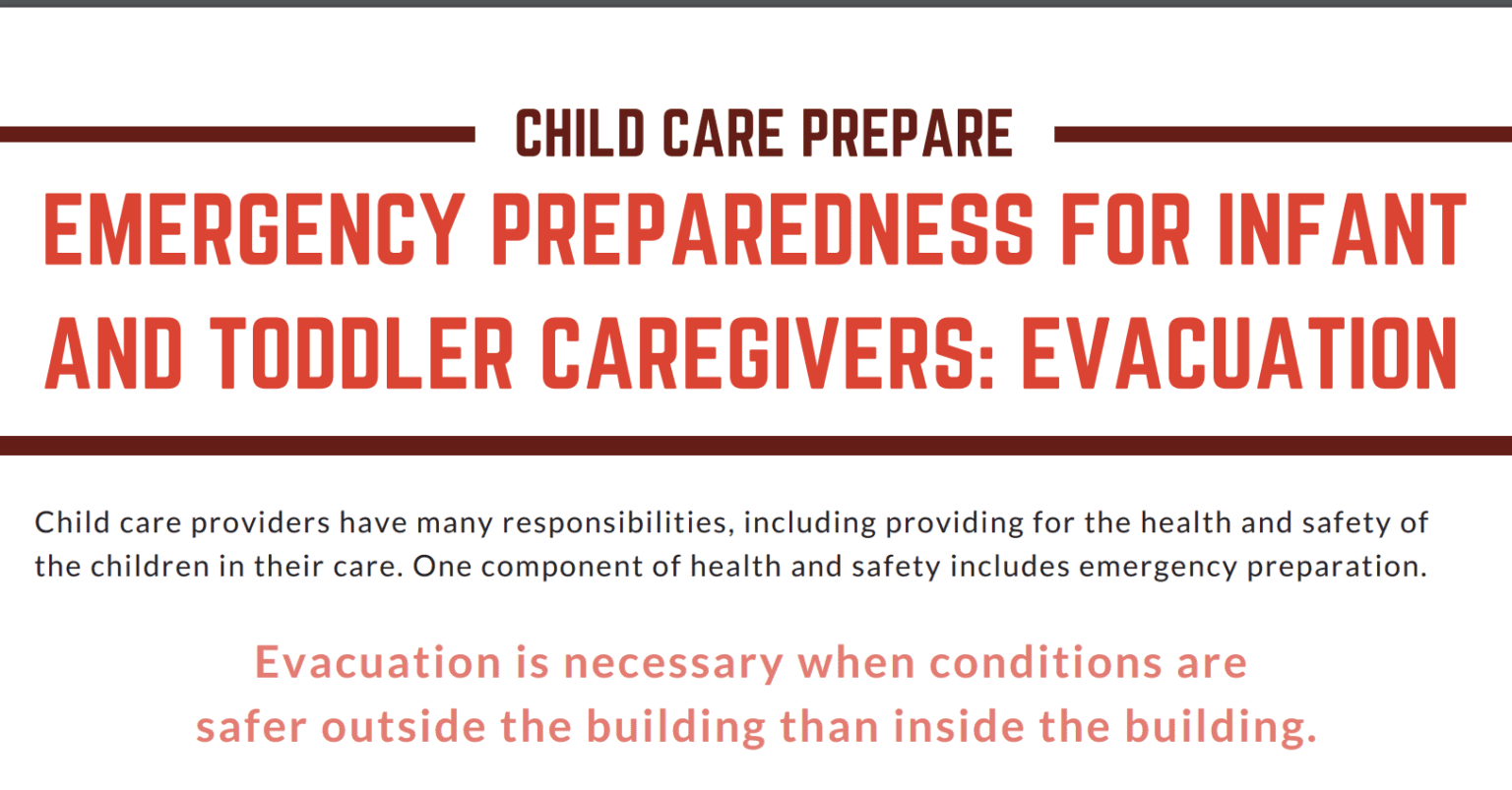Infants & Toddlers in Emergencies - Child Care Aware® of America