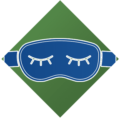 sleep mask icon representing rest